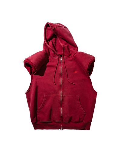 Newport Beach Sleeveless Padded Hoodie